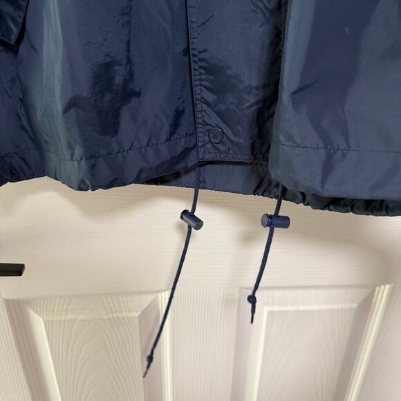 AM Player Men's Blue Navy Zip/ Snap Windbreaker Jacket Size XL - Picture 10 of 14